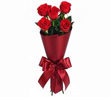 Букет 5 Красных роз Эдлесс Лав в Приютово