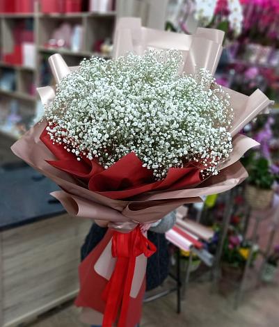 Букет цветов из: Гипсофила в Приютово