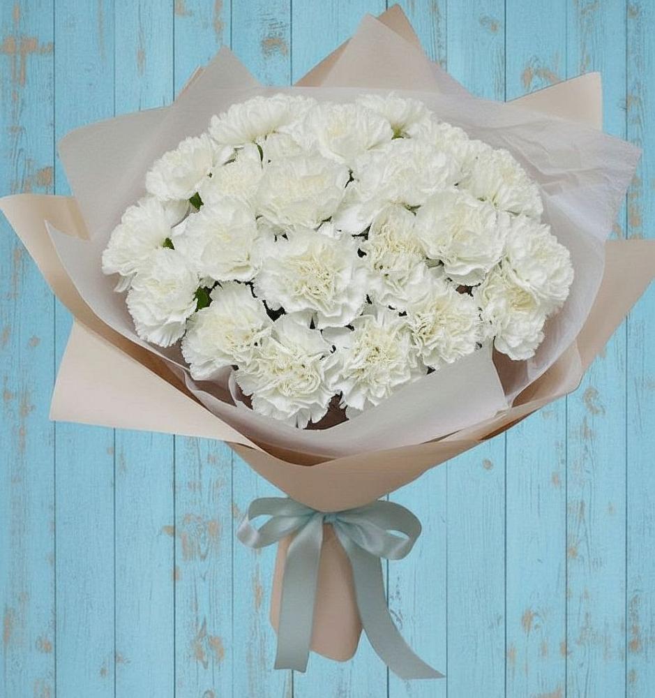 Букет цветов из: Гвоздики в Приютово