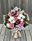 Букет цветов из: Альстромерии, Гвоздики, Розы и Хризантемы в Приютово