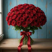 Букет Красные розы Блэк Меджик в Приютово