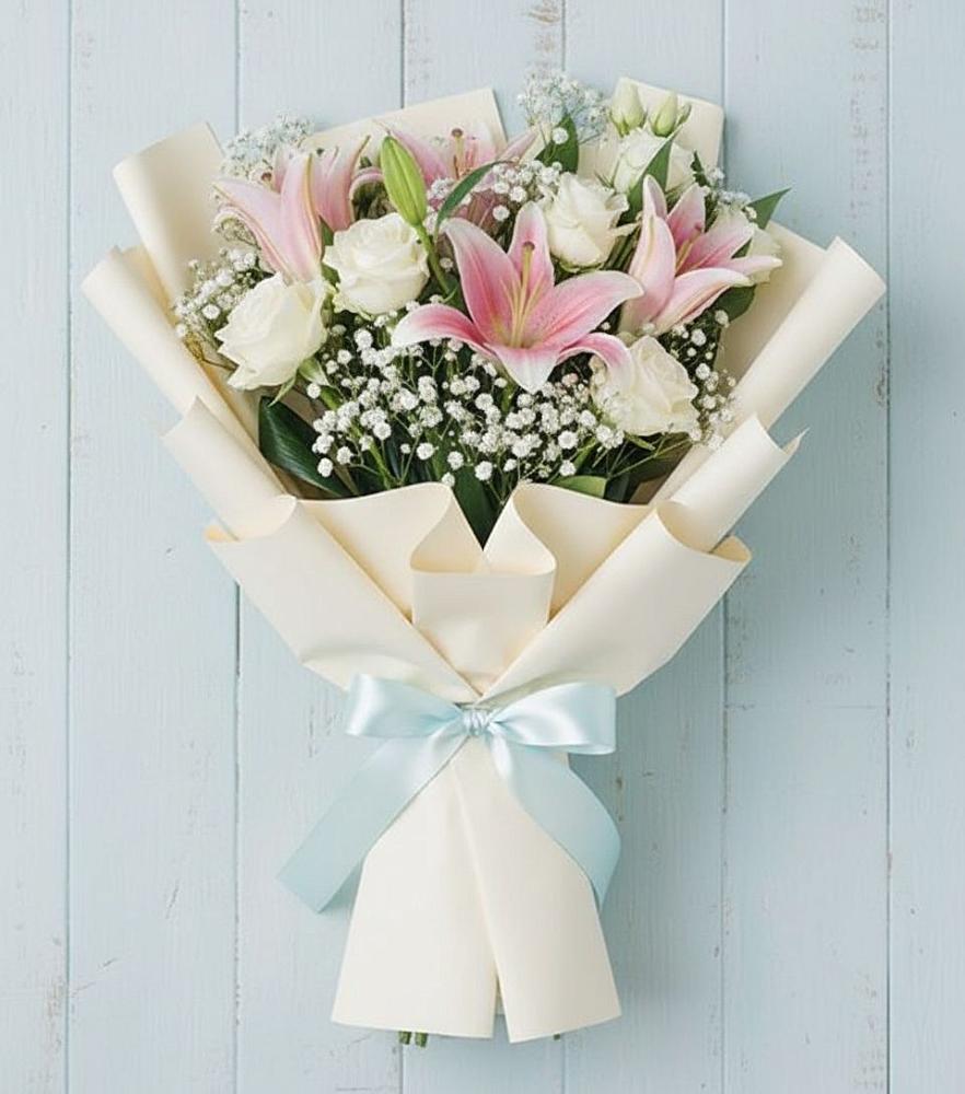 Букет цветов из: Лилии в Приютово