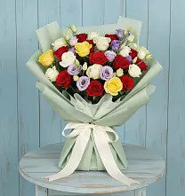 Букет цветов из:  Розы в Приютово
