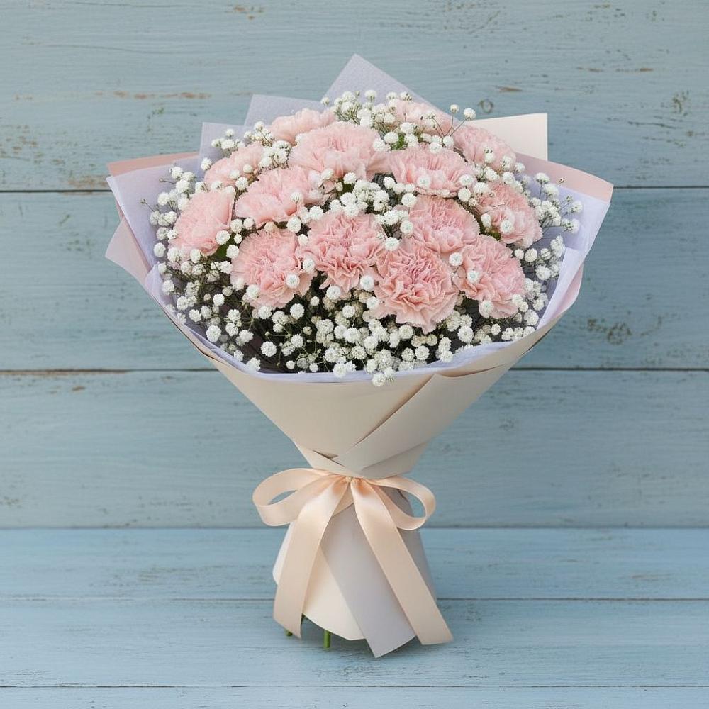 Букет цветов из: Гвоздики в Приютово