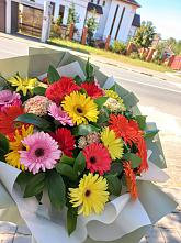 Букет цветов из:  Герберы #REPLACE_PRED# Приютово