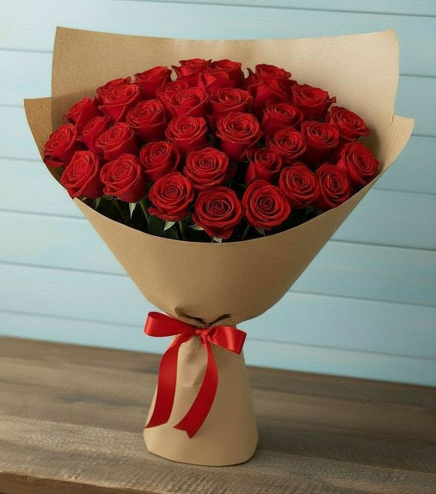 Букет Красные розы Милано в Приютово