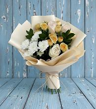 Букет цветов из:  Розы и Хризантемы в Приютово