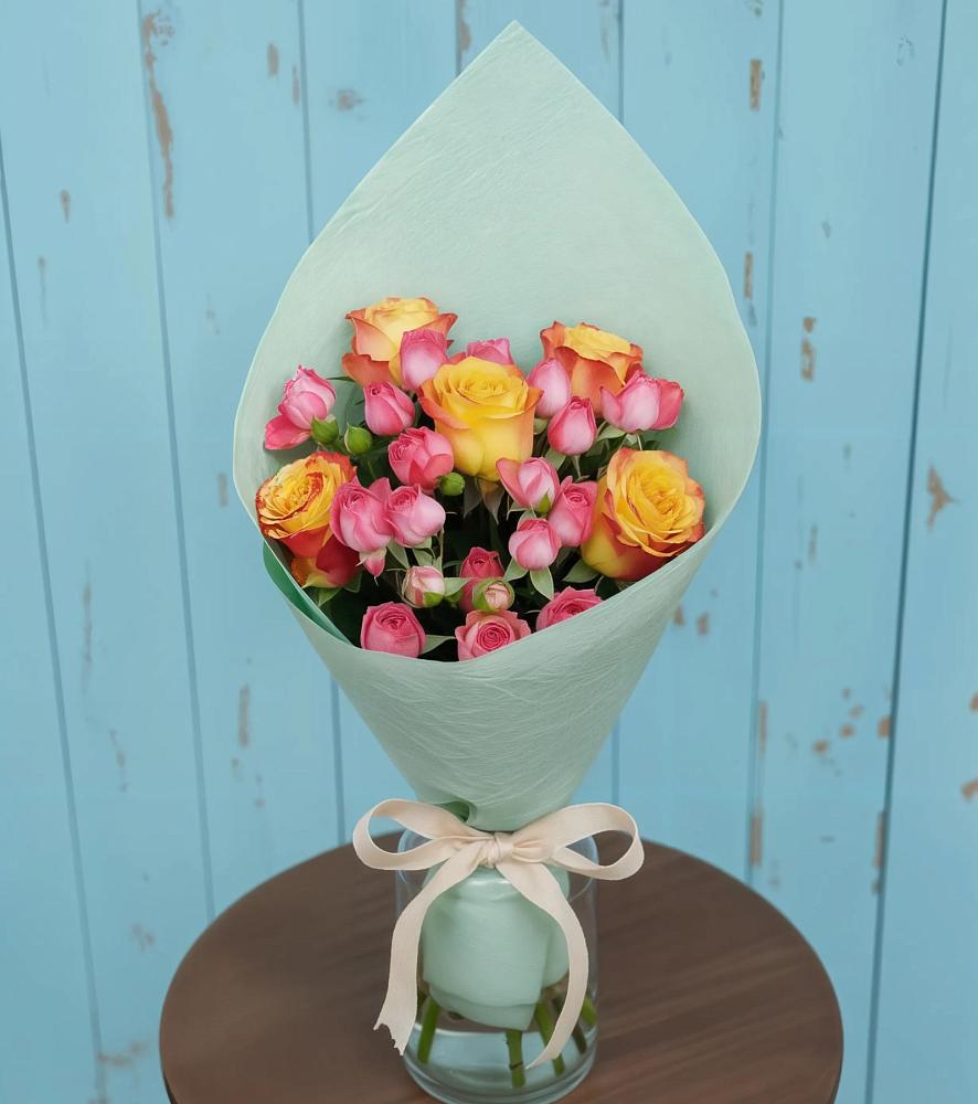 Букет цветов из: Розы в Приютово