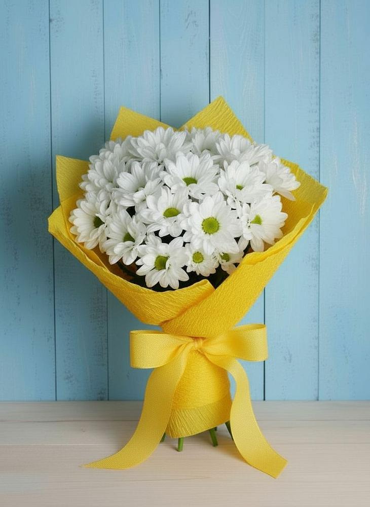 Букет цветов из: Хризантемы в Приютово