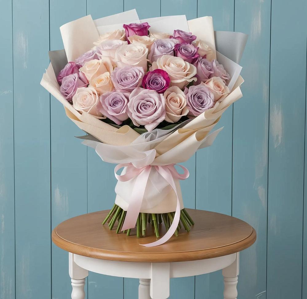 Букет цветов из: Розы в Приютово