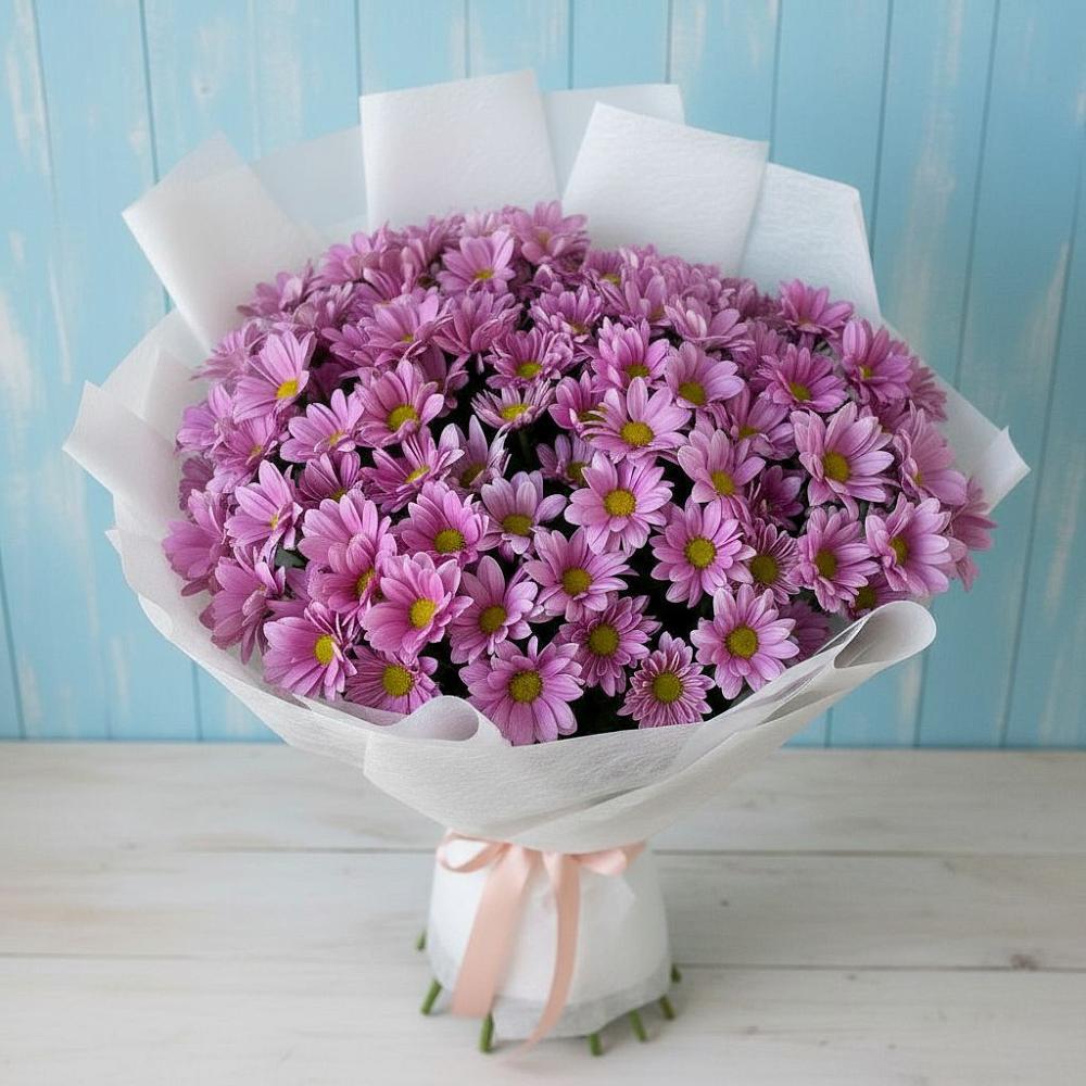 Букет цветов из: Хризантемы в Приютово