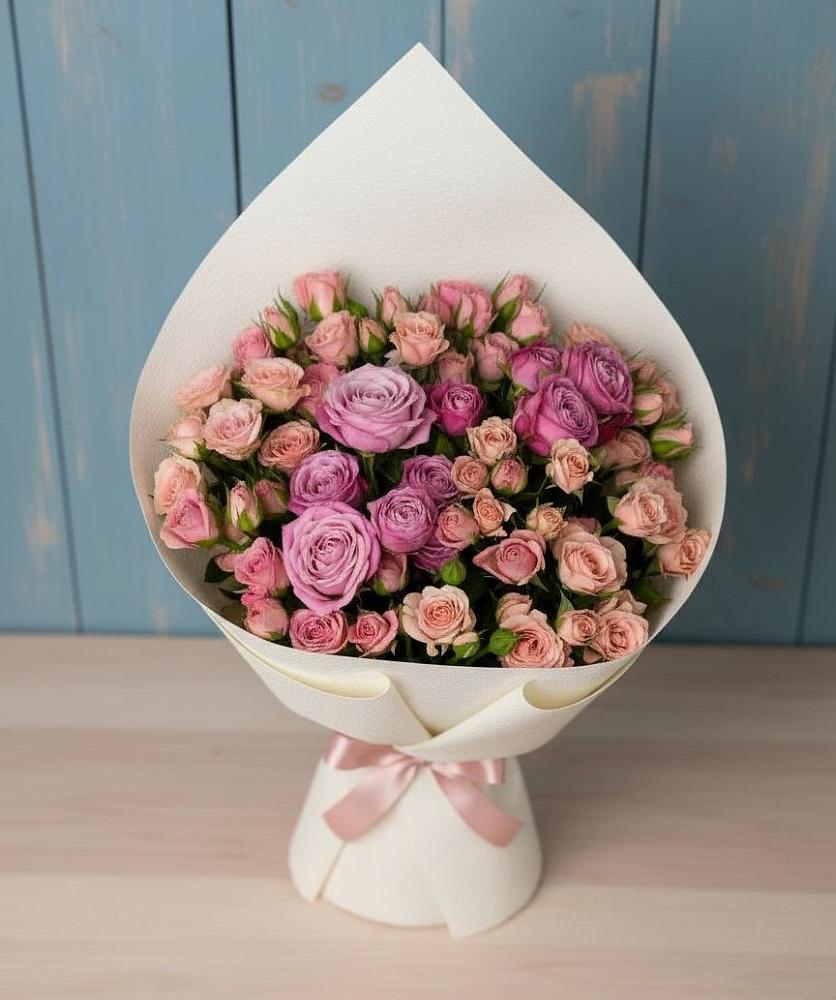 Букет цветов из: Розы в Приютово