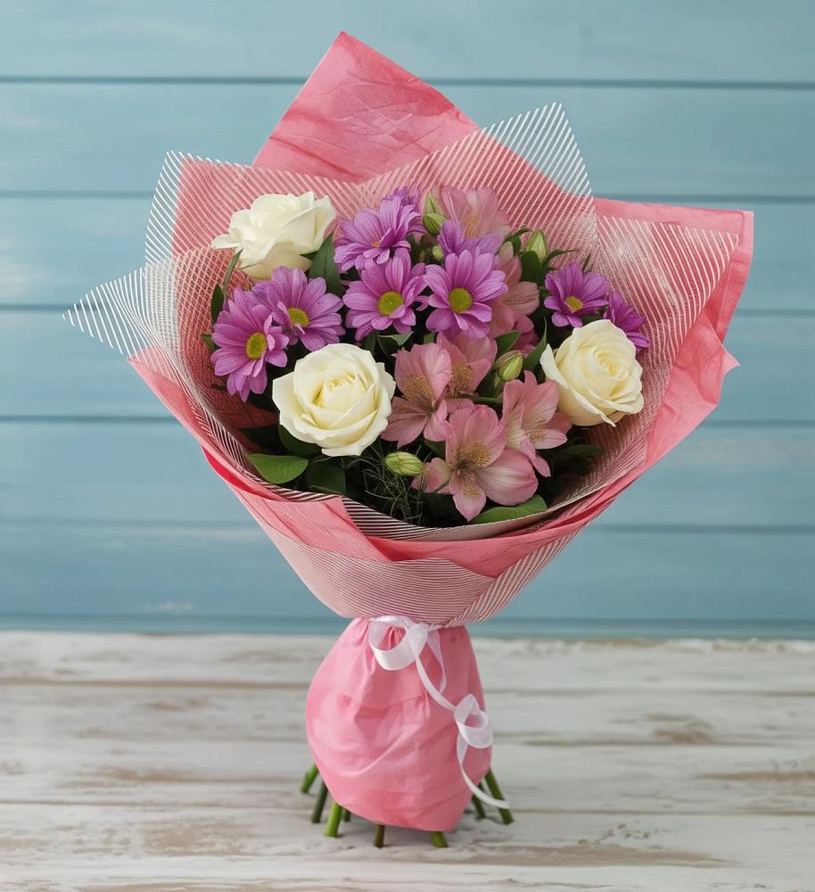 Букет цветов из: Герберы в Приютово