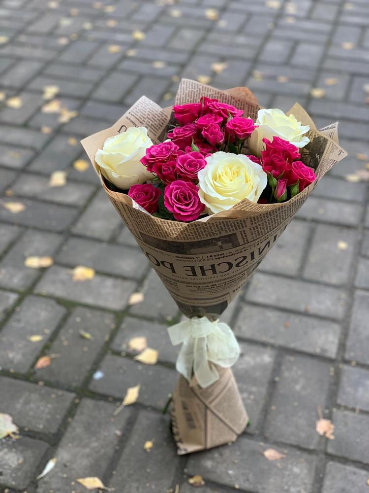 Букет цветов из: Розы в Приютово