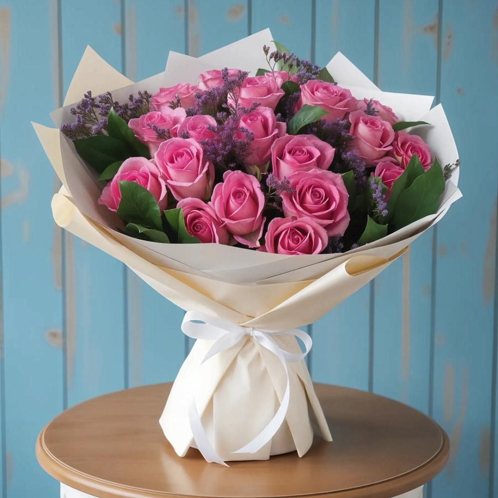 Букет цветов из: Розы в Приютово