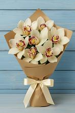 Букет цветов из:  Орхидеи и Розы в Приютово